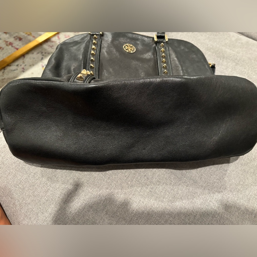 Tory Burch black leather Studded Bag in EUC. - Picture 8 of 10